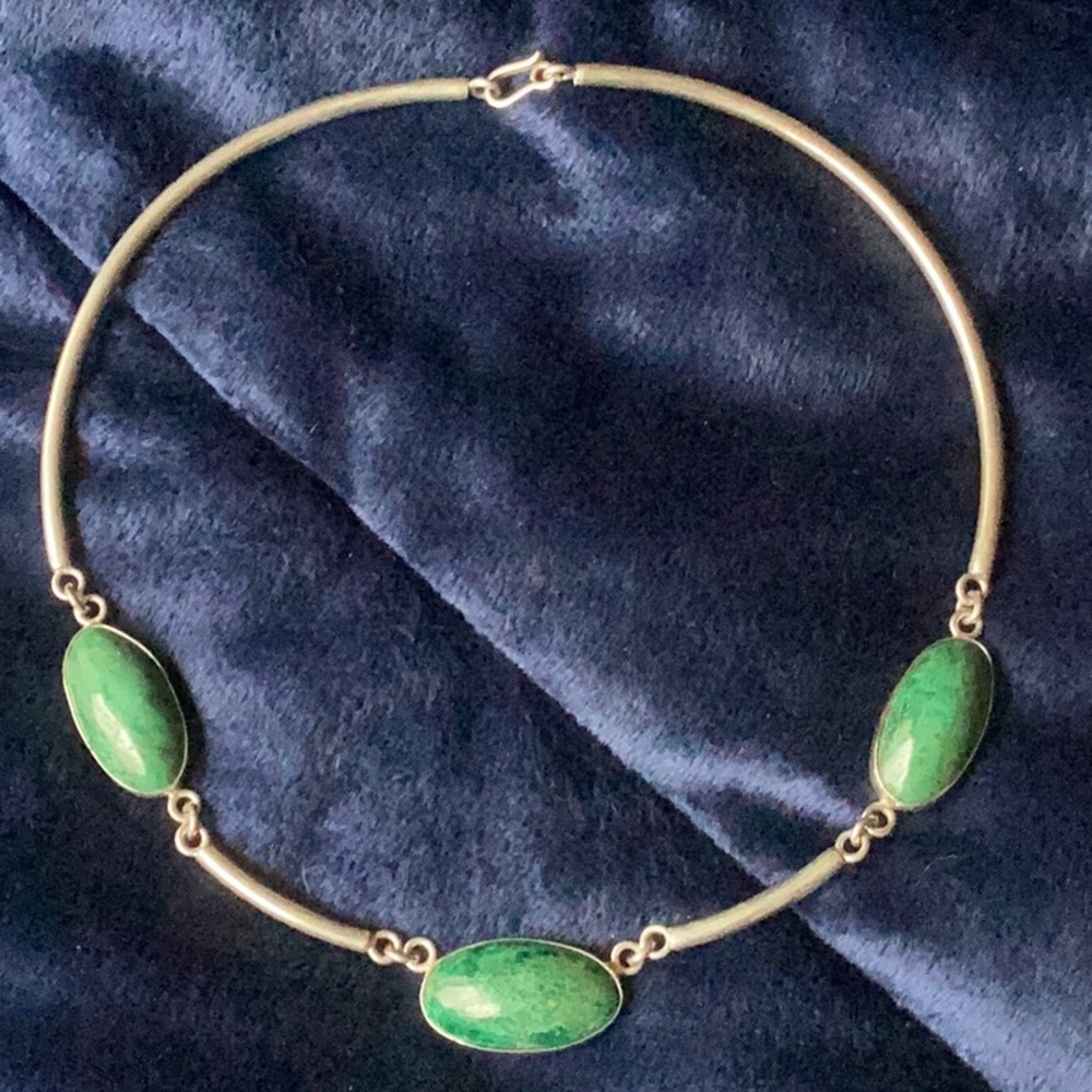 VINTAGE JOAQUIN TINTA ECUADOR SILVER NECKLACE,